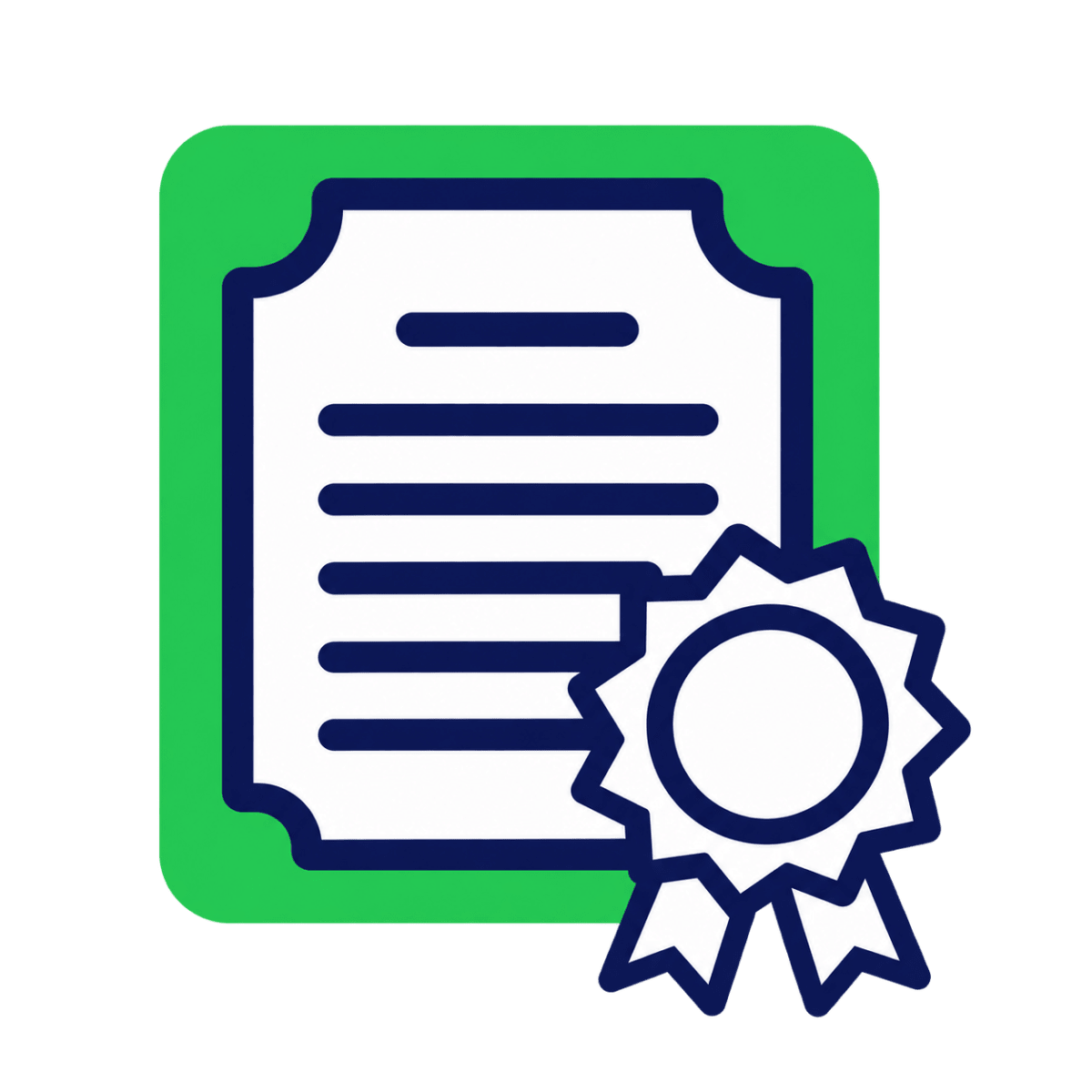 NC pest control license certificate icon
